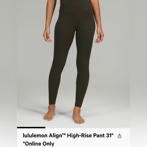 Lululemon Align High Rise Leggings